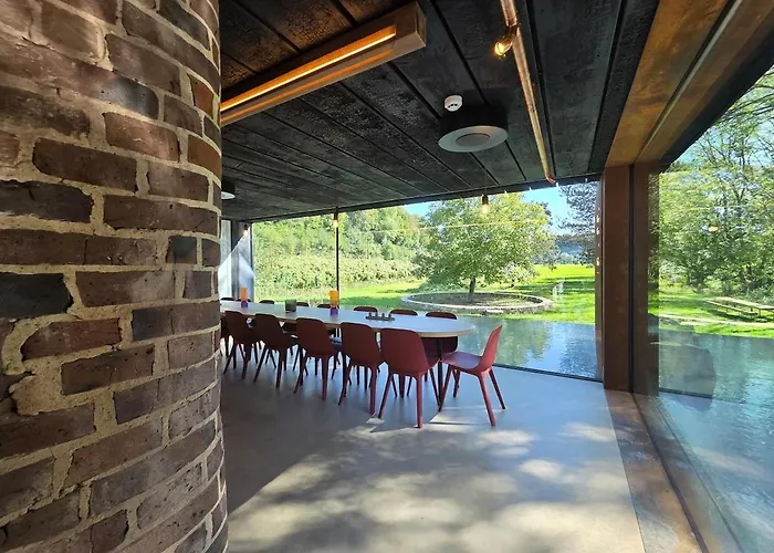 Maison Au Bord De La Riviere - 18 Lits - Jacuzzi - Piscine *